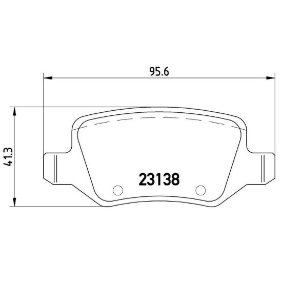 BREMBO DISC BRAKE PAD SET - P50090