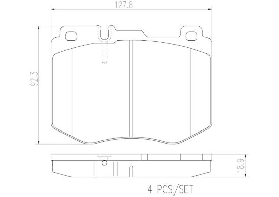 BREMBO DISC BRAKE PAD SET - P50120N