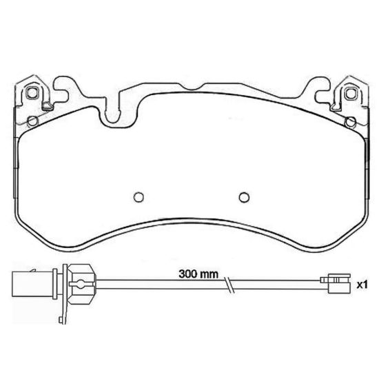 BREMBO DISC BRAKE PAD SET - P50127