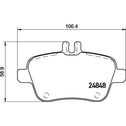 BREMBO DISC BRAKE PAD SET - P50135