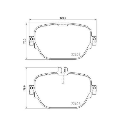BREMBO DISC BRAKE PAD SET - P50138