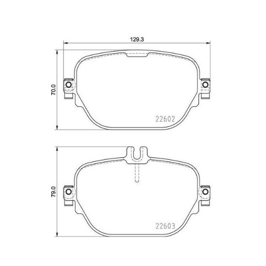 BREMBO DISC BRAKE PAD SET - P50138