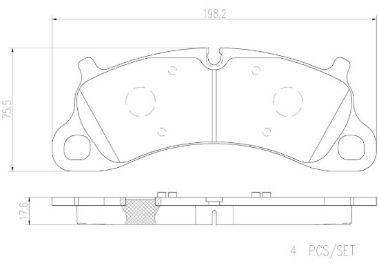 BREMBO DISC BRAKE PAD SET - P65025N