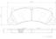 BREMBO DISC BRAKE PAD SET - P65025N