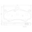 BREMBO DISC BRAKE PAD SET - P65032N