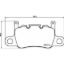 BREMBO DISC BRAKE PAD SET - P65037