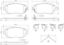 BREMBO DISC BRAKE PAD SET - P83037N