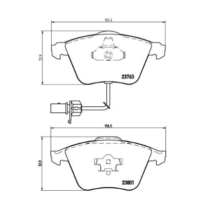 BREMBO DISC BRAKE PAD SET - P85084