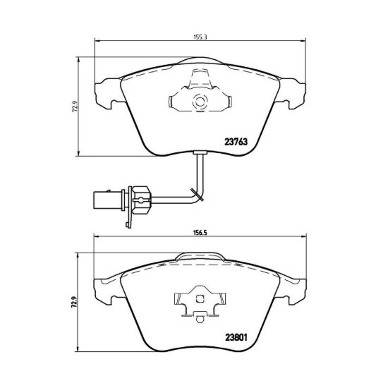 BREMBO DISC BRAKE PAD SET - P85084