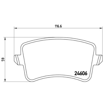 BREMBO BRAKE PAD - P85099X
