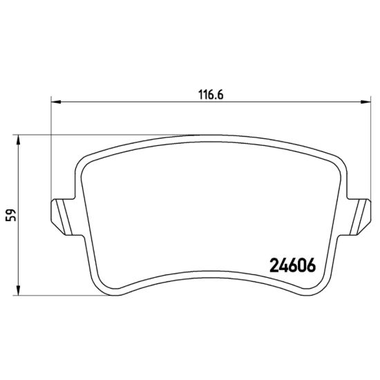 BREMBO BRAKE PAD - P85099X