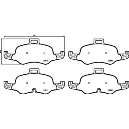 BREMBO BRAKE PAD - P85160X