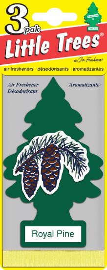 CAR FRESHNER ROYAL PINE  3 PACK LITTLE - U3S32001