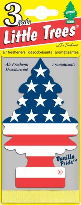 CAR FRESHNER VANILLA PRIDE  3 PACK LIT - U3S32045