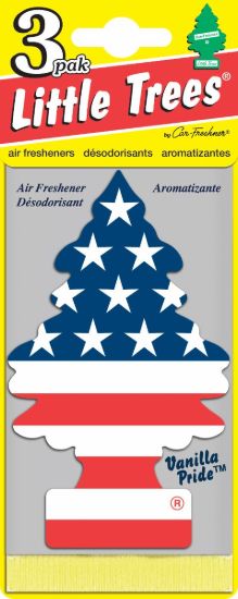 CAR FRESHNER VANILLA PRIDE  3 PACK LIT - U3S32045