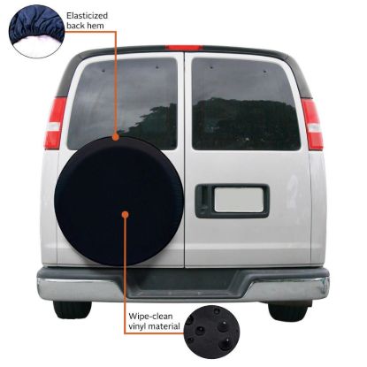 CLASSIC ACC UNIV SPARE TIRE C- BLK - 75387