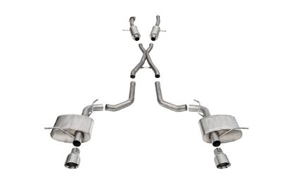 CORSA EXHST 2.75' DUAL REAR EXIT CAT-BACK EXHAU - 21195