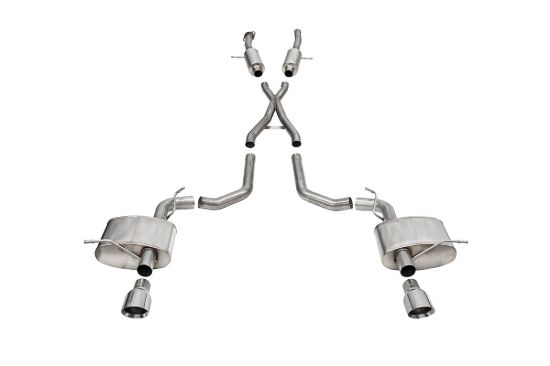 CORSA EXHST 2.75' DUAL REAR EXIT CAT-BACK EXHAU - 21195