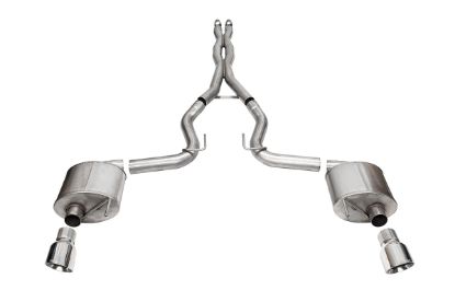 CORSA EXHST 3.0' DUAL REAR EXIT SPORT CAT-BACK - 21254
