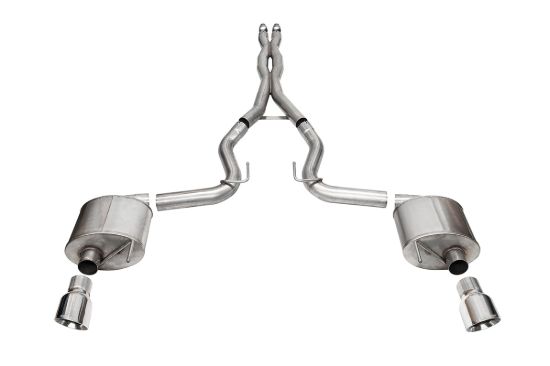 CORSA EXHST 3.0' DUAL REAR EXIT SPORT CAT-BACK - 21254