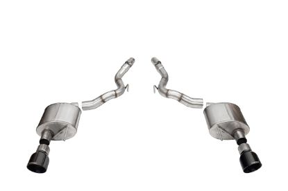 CORSA EXHST 3.0' DUAL REAR EXIT SPORT AXLE-BACK - 21272BLK