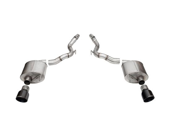 CORSA EXHST 3.0' DUAL REAR EXIT SPORT AXLE-BACK - 21276BLK