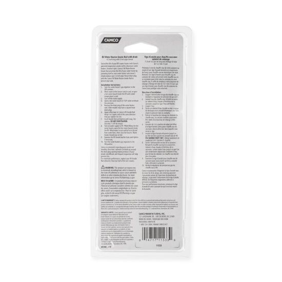 CAMCO ANODERODWDRNATWOOD1/2'DRN - 11533