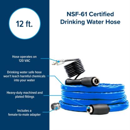 CAMCO 12' X 5/8'  -20  HEATED HOSE CETLUS - 22910