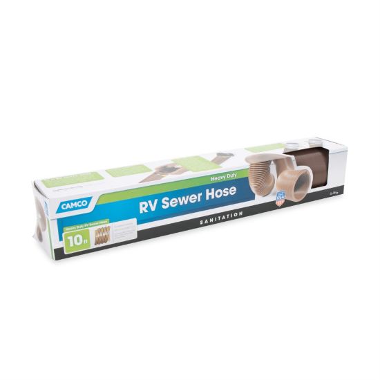 CAMCO HTS 10' HD SEWER HOSE BRN - 39621
