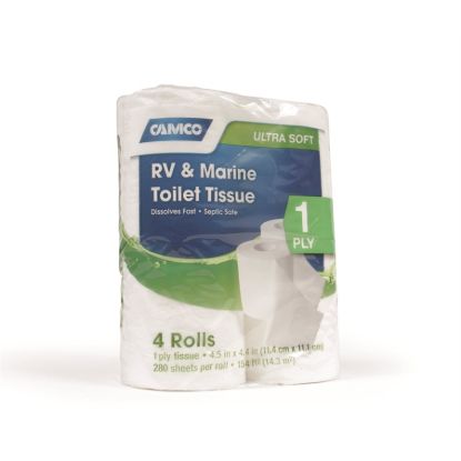 CAMCO TISSUE 4PK 1PLY 280SHEETS - 40276