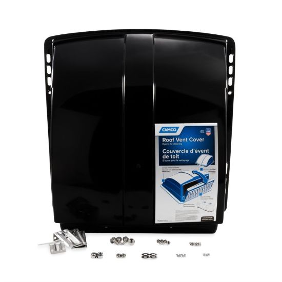 CAMCO VENT COVER BLACK - 40443