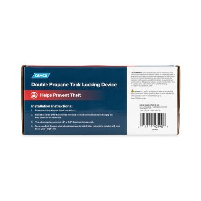 CAMCO DOUBLE PROPANE TANK LOCKING DEVICE - 40590