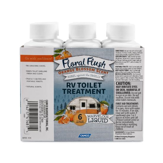 CAMCO FLORAL FLUSH  ORANGE BLOSSOM  SINGL - 41481