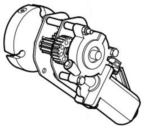 CAREFREE/CO. CAREFREE MOTOR ASSY- WHIT - R001104WHT