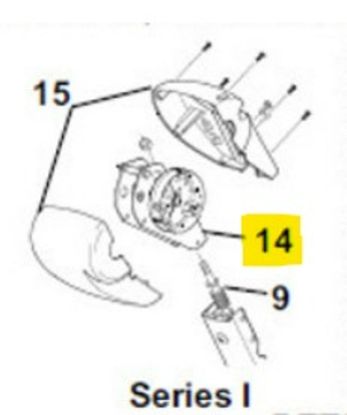 CAREFREE/CO. CAREFREE IDLER ASSY- BLK - R001107BLK