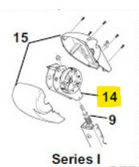 CAREFREE/CO. CAREFREE IDLER ASSY- BLK - R001107BLK