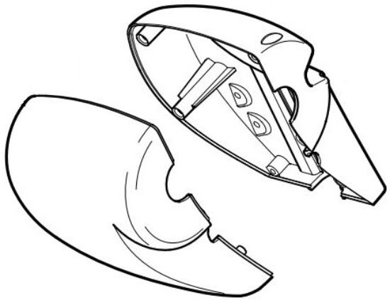 CAREFREE/CO. ECLIPSE IDLER COVER KIT - R001325WHT
