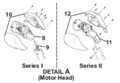 CAREFREE/CO. CAREFREE MOTOR ASSY- WHIT - R001326WHT