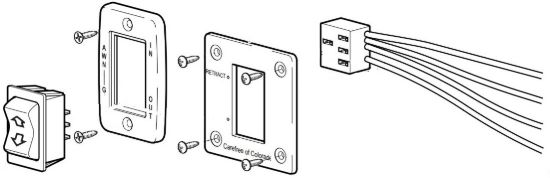 CAREFREE/CO. CAREFREE ROCKER SWITCH - R001605