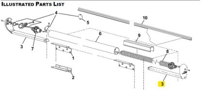 CAREFREE/CO. SLIDEOUT COVER BRKT KIT- - R012540006