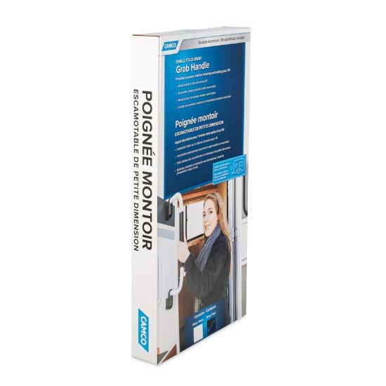 CAMCO GRAB HANDLE  FOLD-AWAY  SHORT  BLAC - 42197