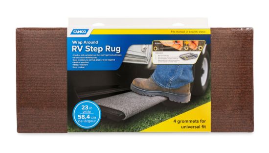CAMCO STEP RUG  XL BROWN 23X22' - 42931