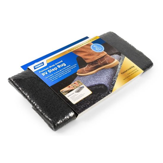 CAMCO SCRUB RUG TPE 17.5X18 BLK - 42962