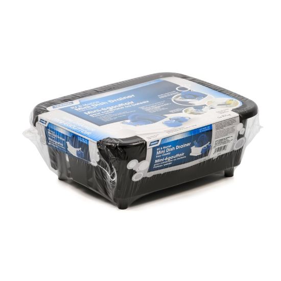 CAMCO MINI DISH DRAINER & TRAY  BLK - 43512