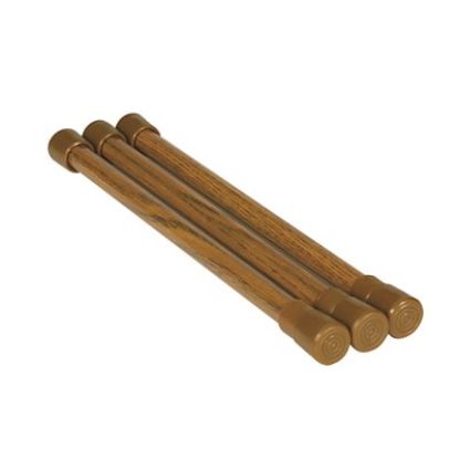 CAMCO CUPBOARD BARS OAK 3/PACK - 43833