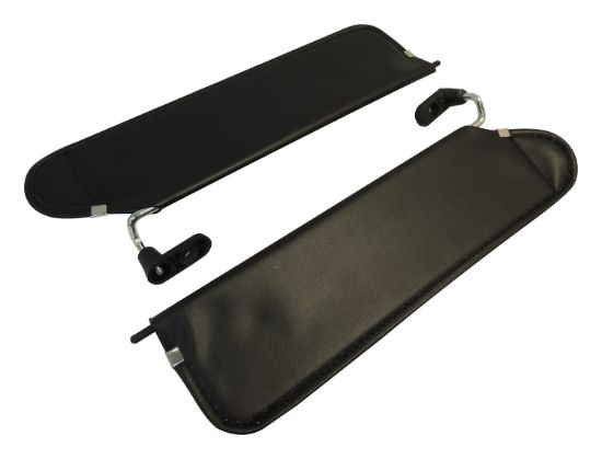 CROWN AUTO SUN VISOR SET PR.-BLACK - RT52001