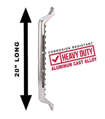 CARR 20' GRAB HANDLE POLISHED - SINGLE - 200042