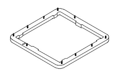 COLEMAN RVP GASKET KIT 14 X 14 - 83323301