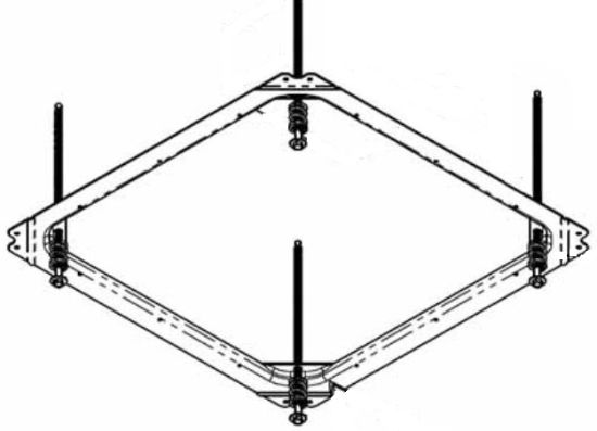 COLEMAN RVP MTG FRAME & BOLT KIT PKG - 8333A1031