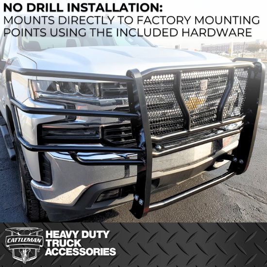 CATTLEMAN GRILLE GUARD - WITH SENSORS - 1124PS